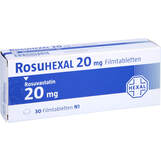 Abbildung: Rosuhexal 20 mg Filmtabletten Filmtabletten, 30 St PZN 13569701