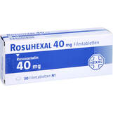 Abbildung: Rosuhexal 40 mg Filmtabletten Filmtabletten, 30 St PZN 13569724