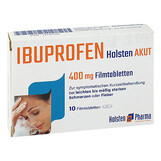 Produktbild Ibuprofen Holsten akut 400 mg Filmtabletten