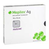 Produktbild Mepilex Ag Schaumverband 10x10 cm steril