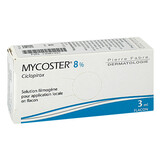 Abbildung: Mycoster 80 mg / g wirkstoffhaltiger Nagellack Wirkstoffhaltiger Nagellack, 3 ml PZN 13987491