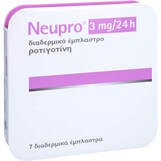 Abbildung: Neupro 3 mg / 24 h transdermale Pflaster Pflaster transdermal, 7 St PZN 14024033