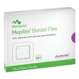 Produktbild Mepilex Border Flex Schaumverband haftend 7,5x7,5 cm