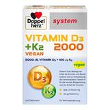 Produktbild Doppelherz Vitamin D3 2000 + K2 system Tabletten