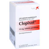 Abbildung: Clopixol 10 mg Filmtabletten Filmtabletten, 100 St PZN 14136051
