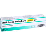 Abbildung: Diclofenac-ratiopharm 30 mg / g Gel Gel, 25 g PZN 14164797