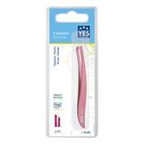 Abbildung: Yes Pinzette 9 cm schräg rostfrei Fashion Zetty rot 1 St PZN 14220751