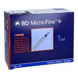 Produktbild BD Micro-Fine + Insulinspritzen 1 ml U100 0,33x12,7 mm