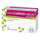 Produktbild Levocetirizin Hexal bei Allergien 5 mg Filmtabletten 