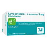 Produktbild Levocetirizin – 1 A Pharma® 5 mg Filmtabletten