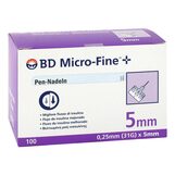 Produktbild BD Micro-Fine + 5 Pen-Nadeln 0,25x5 mm 31 G