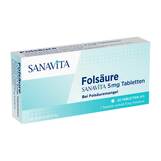 Produktbild Fols&auml;ure Sanavita 5 mg Tabletten