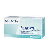 Produktbild Paracetamol Sanavita 500 mg Z&auml;pfchen