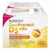 Produktbild Eunova Duoprotect D3 + K2 2000 I.E. / 80 µg Kapseln