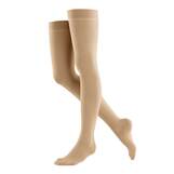 Produktbild Venotrain soft K2 AG n.short M Noppenhaftband gemustert w.caramel mit Spitze 