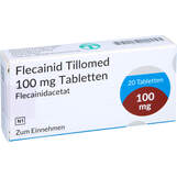 Abbildung: Flecainid Tillomed 100 mg Tabletten Tabletten, 20 St PZN 15576680
