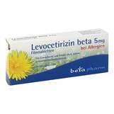 Produktbild Levocetirizin beta 5 mg Filmtabletten