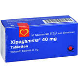 Abbildung: Xipagamma 40 mg Tabletten Tabletten, 50 St PZN 16013571