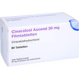 Abbildung: Cinacalcet Ascend 30 mg Filmtabletten Filmtabletten, 84 St PZN 16127300