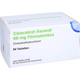 Abbildung: Cinacalcet Ascend 60 mg Filmtabletten Filmtabletten, 84 St PZN 16127323