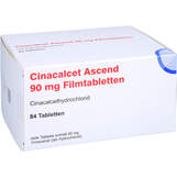 Abbildung: Cinacalcet Ascend 90 mg Filmtabletten Filmtabletten, 84 St PZN 16127352