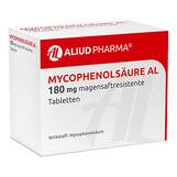 Abbildung: Mycophenolsäure AL 180 mg magensaftresistent Tabletten Tabletten magensaftresistent, 50 St PZN 16528565