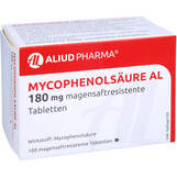 Abbildung: Mycophenolsäure AL 180 mg magensaftresistent Tabletten Tabletten magensaftresistent, 100 St PZN 16528571