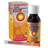 Produktbild NUROFEN® Junior Fieber- und Schmerzsaft Erdbeer 40 mg/ml