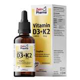 Produktbild Vitamin D3 + K2 MK-7 Tropfen hochdosiert