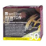 Abbildung: Wellion Newton Gdh-Fad Blutzuckerteststreifen Teststreifen, 50 St PZN 16749680