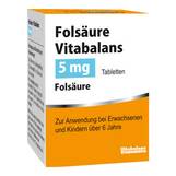 Abbildung: Folsäure Vitabalans 5 mg Tabletten Tabletten, 100 St PZN 16777127