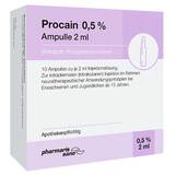Produktbild Procain 0,5% Injektionsl&ouml;sung Ampulle 2 ml