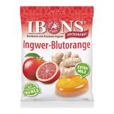 Produktbild Ibons Ingwer Blutorange ohne Zucker T&uuml;te Lutschbonbons 