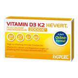 Produktbild Vitamin D3 K2 Hevert plus Ca Mg 2.000 I.E. / 2 Kapseln 