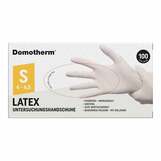 Produktbild Domotherm Untersuchungshandschuhe Latex unsteril pf S blau