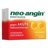 Produktbild neo-angin® Benzydamin gegen akute Hasschmerzen Zitrone