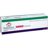 Abbildung: Pulmicort 0,5 mg / 2 ml Suspension für einen Vernebler Suspension für einen Vernebler, 20X2 ml PZN 17263270