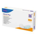 Abbildung: Zetuvit Plus Silicone Border oval 12x23 cm Kompressen, 10 St PZN 17278774