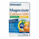 Produktbild Tetesept Magnesium Calcium 500 K2 + D3 Tabletten
