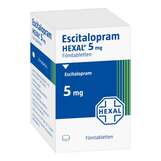 Abbildung: Escitalopram Hexal 5 mg Filmtabletten Dose Filmtabletten, 100 St PZN 17420663