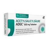 Produktbild ACETYLSALICYLS&Auml;URE ADGC® 500 mg Tabletten