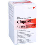 Abbildung: Clopixol 10 mg Filmtabletten Filmtabletten, 100 St PZN 17562908
