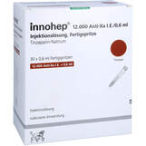 Abbildung: Innohep 12.000 Anti-Xa I.E. / 0,6ml Injektionslösung i.e.FS Injektionslösung in einer Fertigspritze, 30 St PZN 17578625