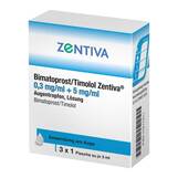 Abbildung: Bimatoprost / Timolol Zentiva 0,3mg / ml + 5mg / ml Atr Augentropfen, 3X3 ml PZN 17617911