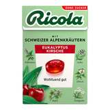 Produktbild Ricola ohne Zucker Box Eukalyptus Kirsche Bonbons