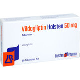 Abbildung: Vildagliptin Holsten 50 mg Tabletten Tabletten, 60 St PZN 17887639