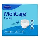 Abbildung: Molicare Premium Mobile 6 Tropfen Größe M Beutel, 14 St PZN 17936450