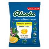 Produktbild Ricola ohne Zucker Beutel Menthol-Zitrone extra stark Bon.