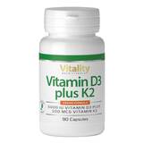 Produktbild Vitamin D3 5000 I.E. plus K2 200 µg Kapseln