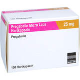 Abbildung: Pregabalin Micro Labs 25 mg Hartkapseln Hartkapseln, 100 St PZN 18153715